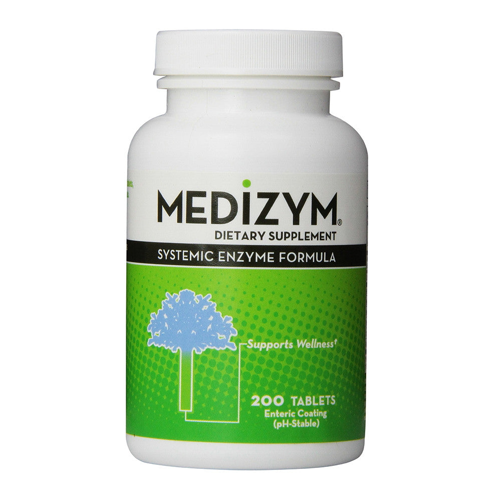 Medizym Systemic Enzyme Formula, Dietary Tablets, 200 Ea
